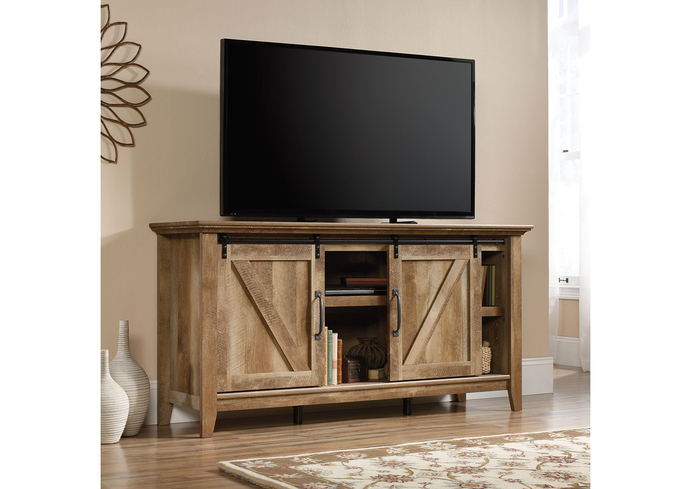 Dakota Pass Craftsman Credenza,Sauder